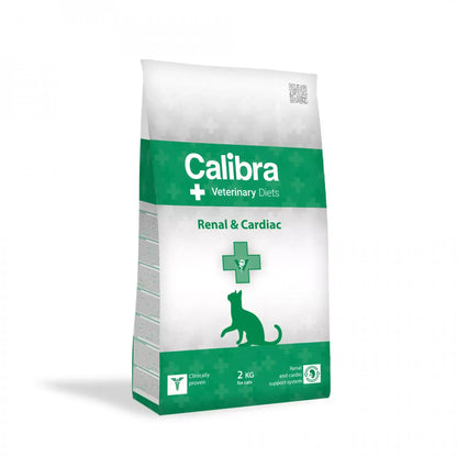 Calibra Vet Diet Renal & Cardiac Gato - Ração seca para gato para insuficiência renal e cardíaca
