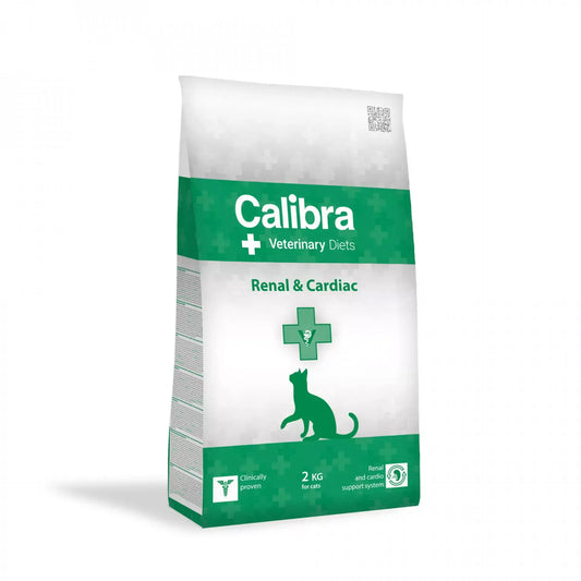 Calibra Vet Diet Renal & Cardiac Gato - Ração seca para gato para insuficiência renal e cardíaca