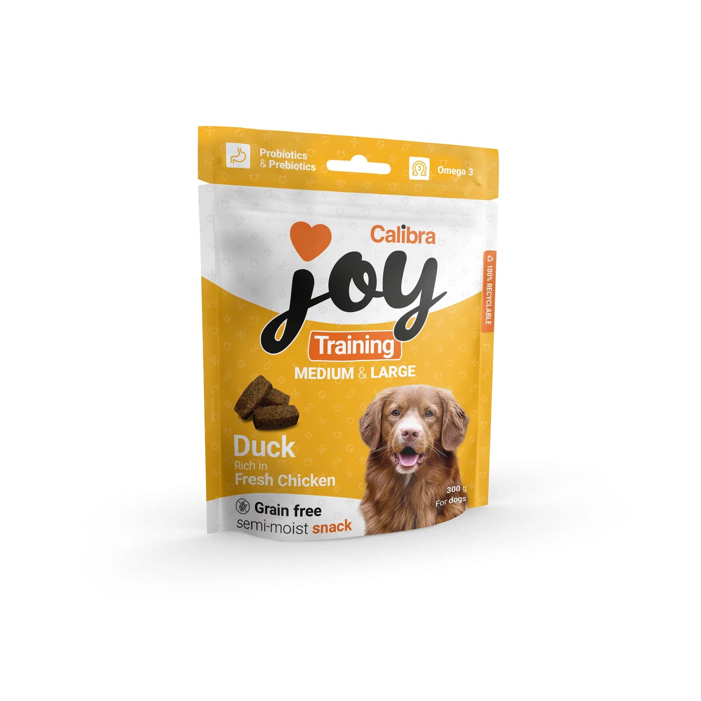 CALIBRA JOY DOG TRAINING M&L PATO Y POLLO | 300G