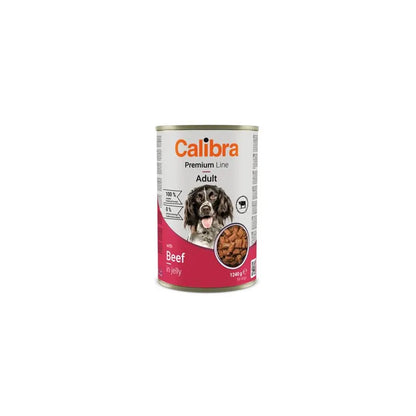 Calibra Perro Premium Con Vacuno Gelatina Lata