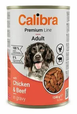 Calibra Dog6 Premium Con Pollo y Vacuno Lata