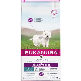 Ração para Cão Eukanuba Adult Daily Care Sensitive Skin Fish
