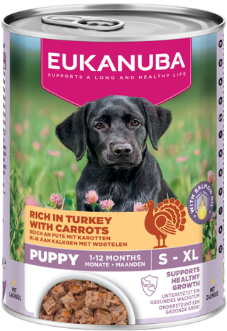 EUKANUBA DOG CAN PUPPY TURKEY&CARROT