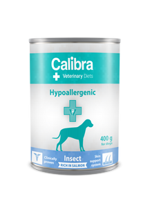 Calibra Vet Diet Dog Hypoallergenic Insectos Salmon - Comida húmeda para perro con alergias