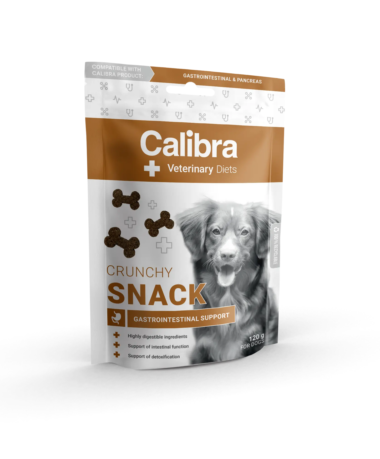 CALIBRA VET DIET DOG CRUNCHY SNACK GASTROINTESTINAL | 120G