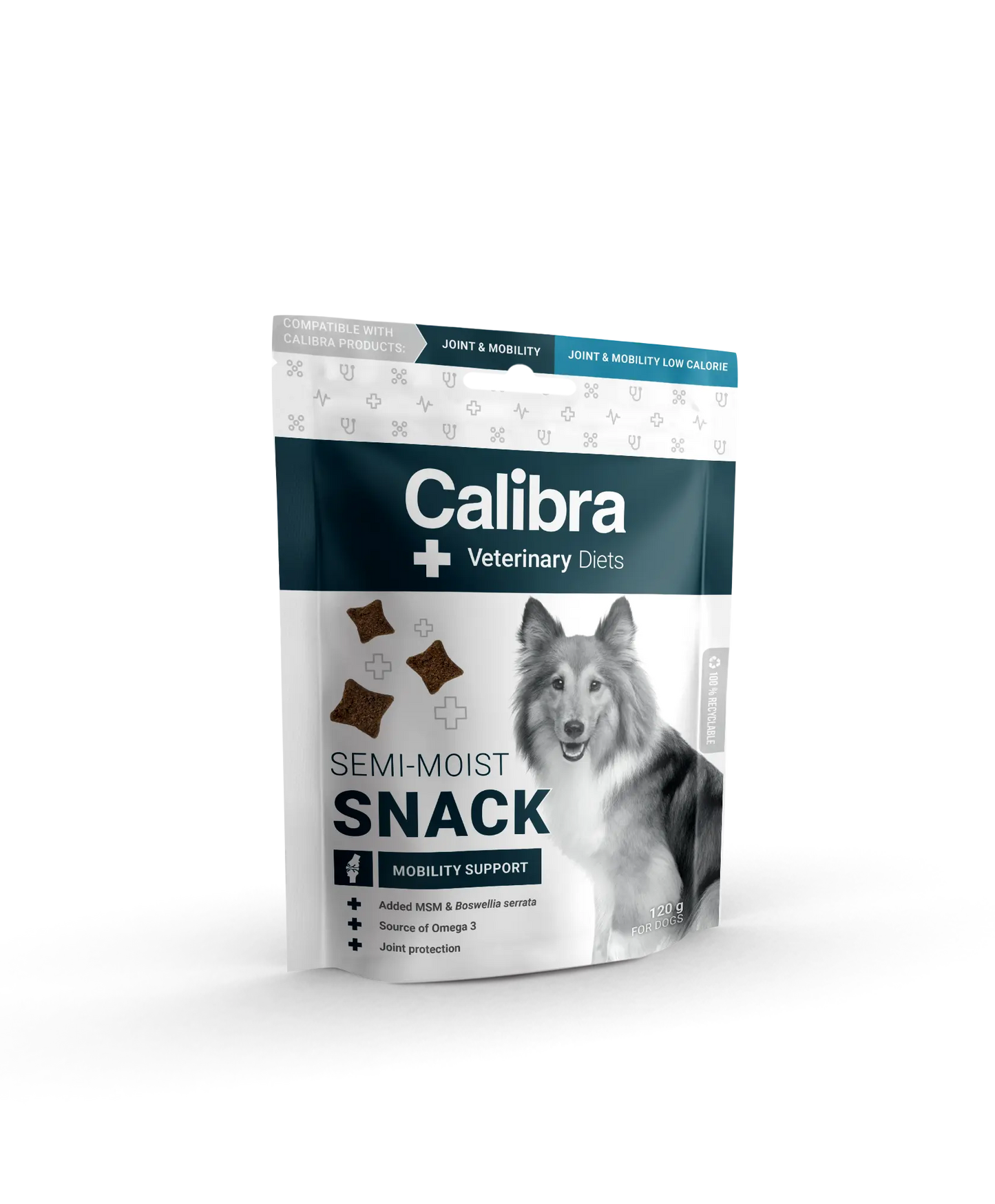CALIBRA VET DIET DOG SEMI-MOIST SNACK MOBILITY SUPPORT | 120G