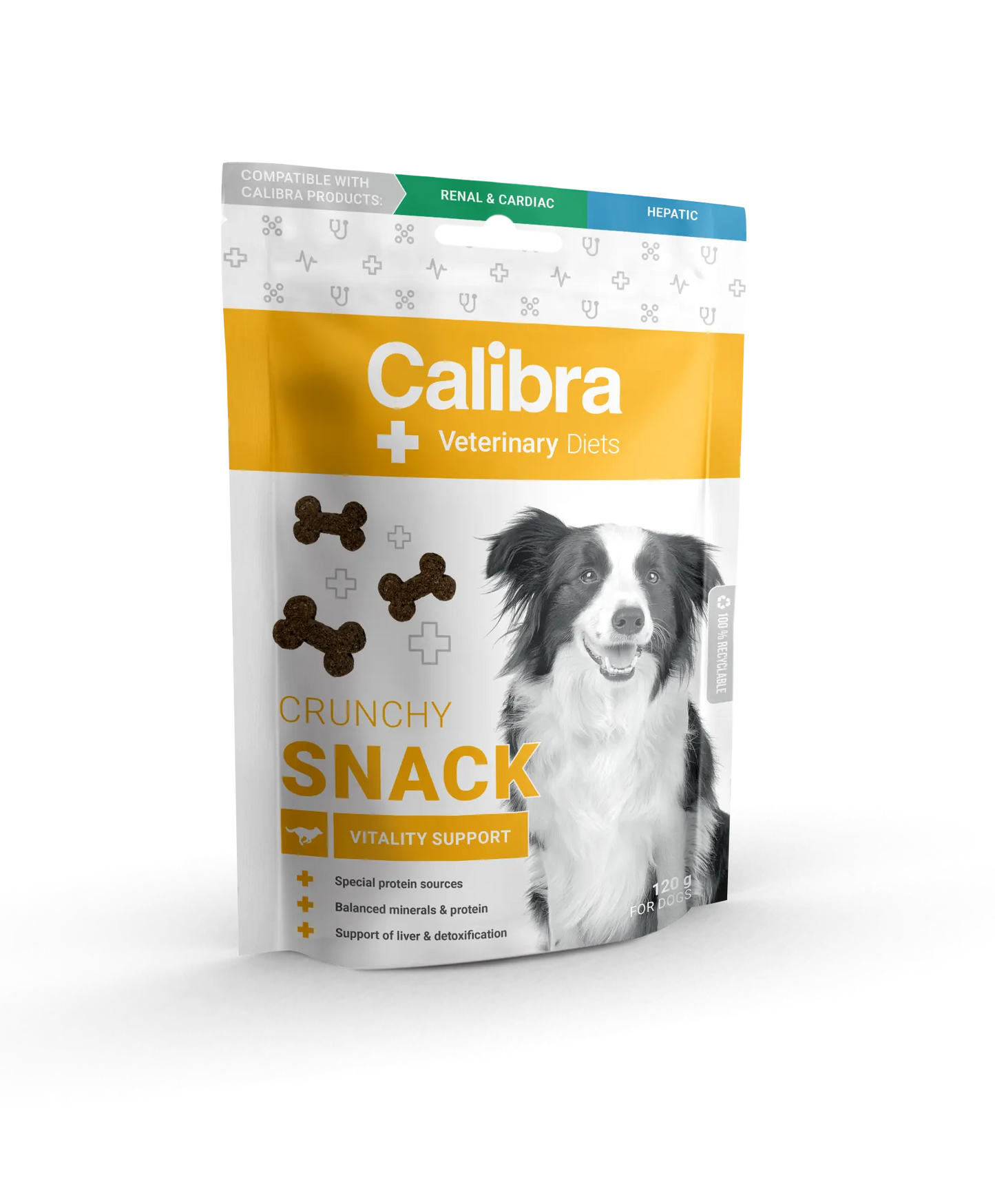 CALIBRA VET DIET DOG CRUNCHY SNACK VITALITY SUPPORT | 120G