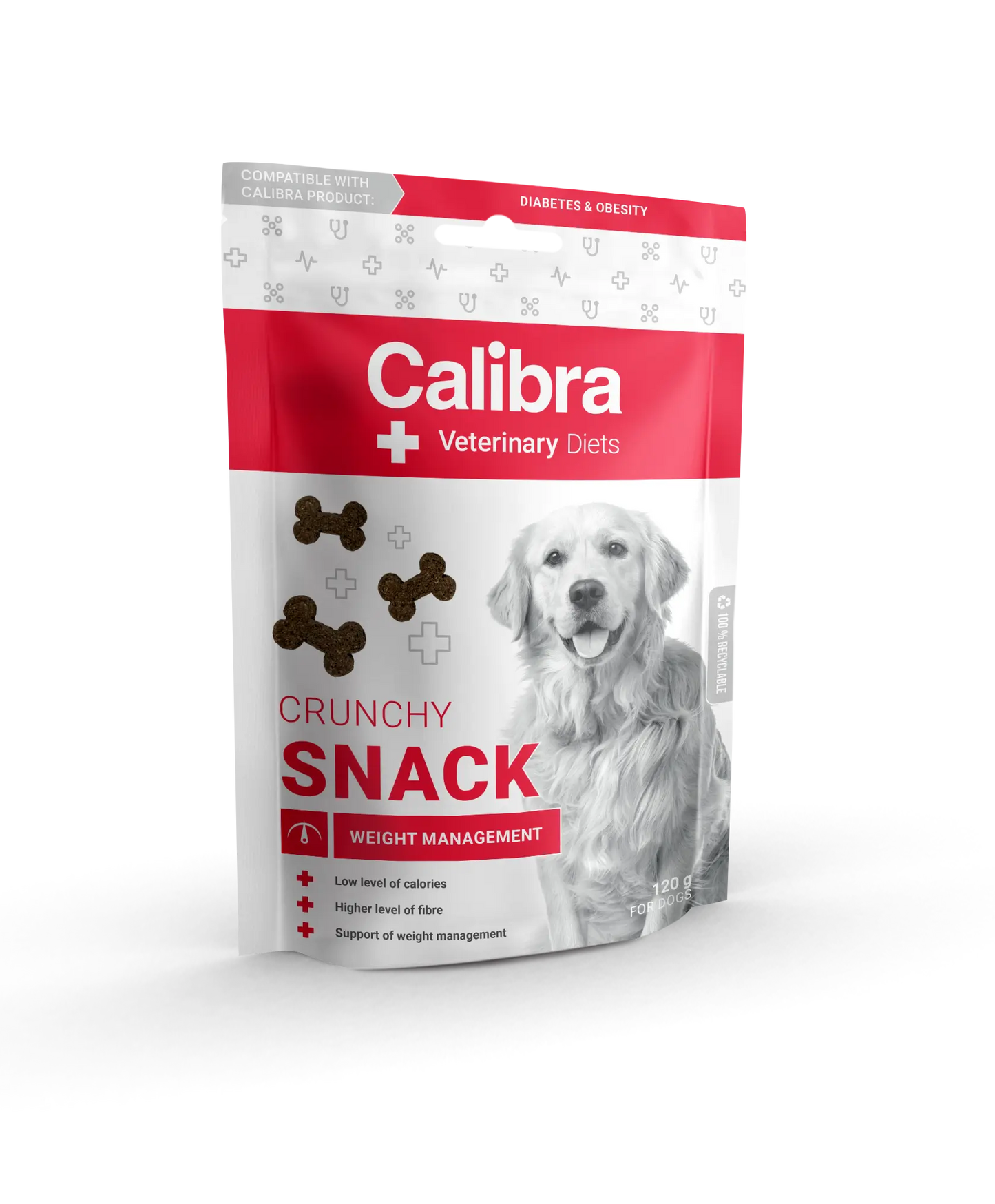 CALIBRA VET DIET DOG CRUNCHY SNACK WEIGHT MANAGEMENT | 120G