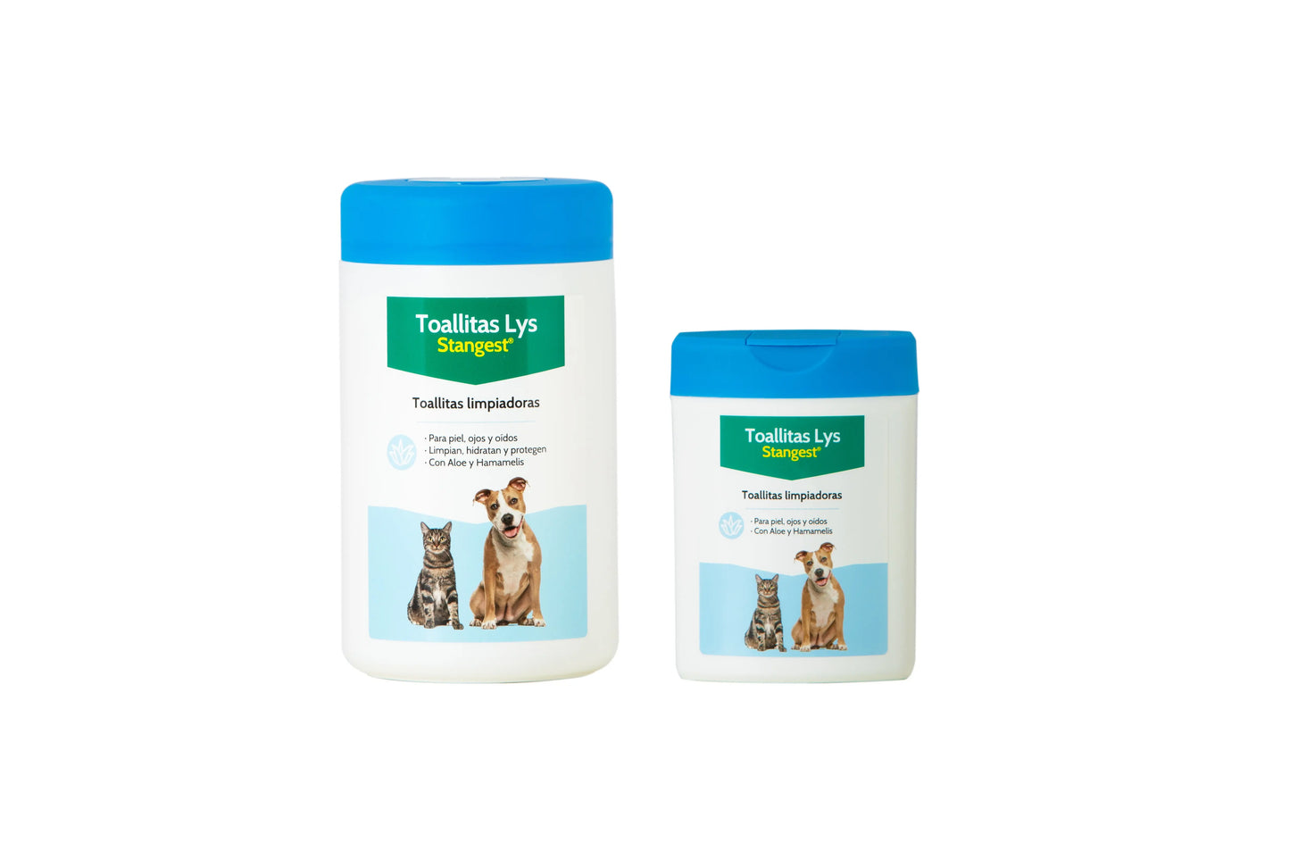 LYS HIGIENE PIEL OJOS OIDOS - Toallitas para perro y gato para higiene