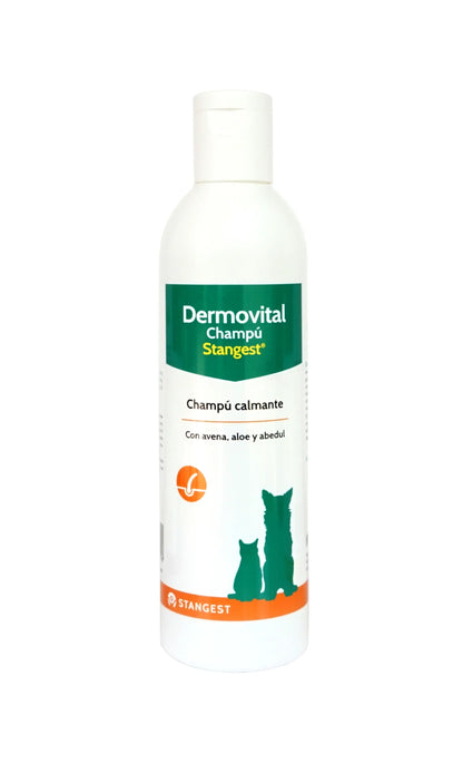 DERMOVITAL CHAMPU - Champú para perro y gato para piel sensible