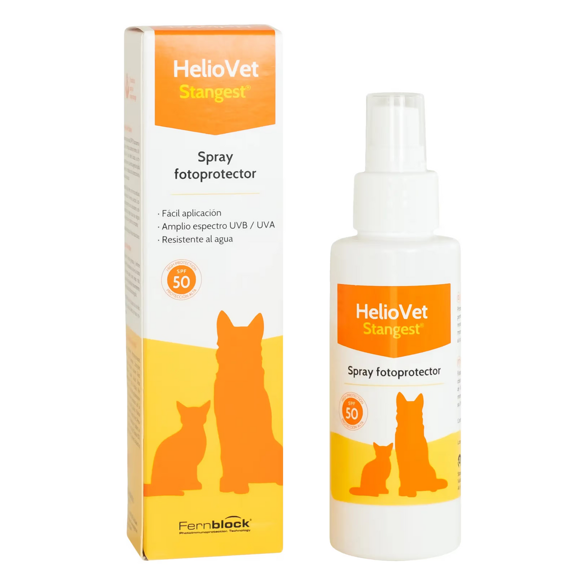 HELIOVET SPRAY FOTOPROTECTOR FPS50 - Sun protection spray for dogs and cats