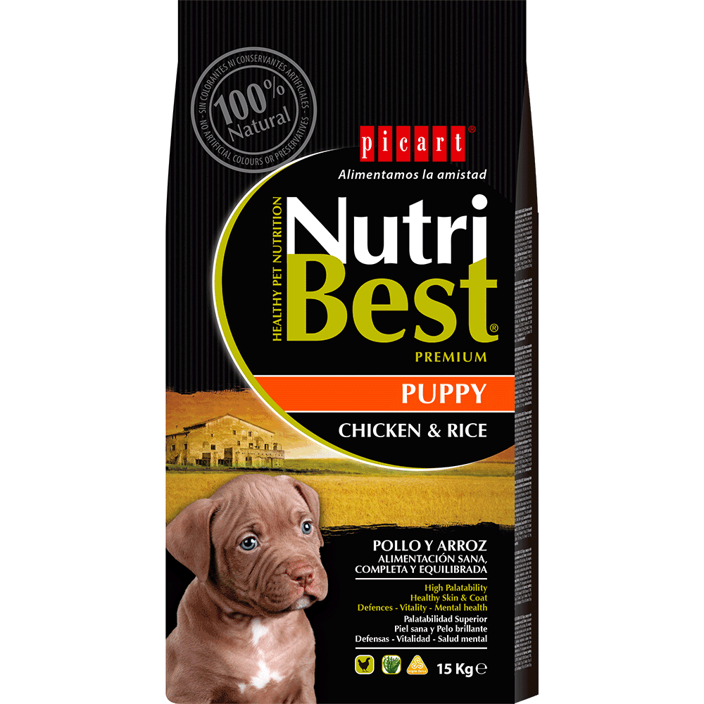 Picart Nutribest High Premium Perro Puppy - Pollo y Arroz