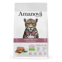 AMANOVA GATO STERILISED SALMAO & QUINOA LOW GRAIN