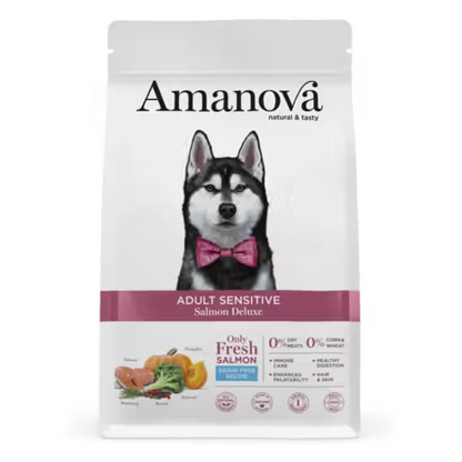 AMANOVA ADULT SENSITIVE ALL BREEDS SALMAO &ABOBORA