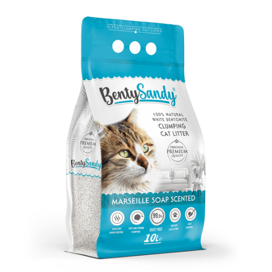 BENTY SANDY Marseille Soap Super Clumping Cat Litter | 10L