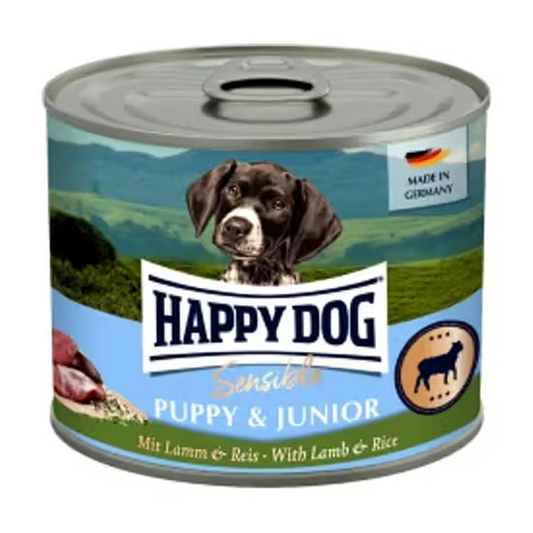 Happy Dog Sensible Dog Puppy Lamb - Wet food for growing dogs