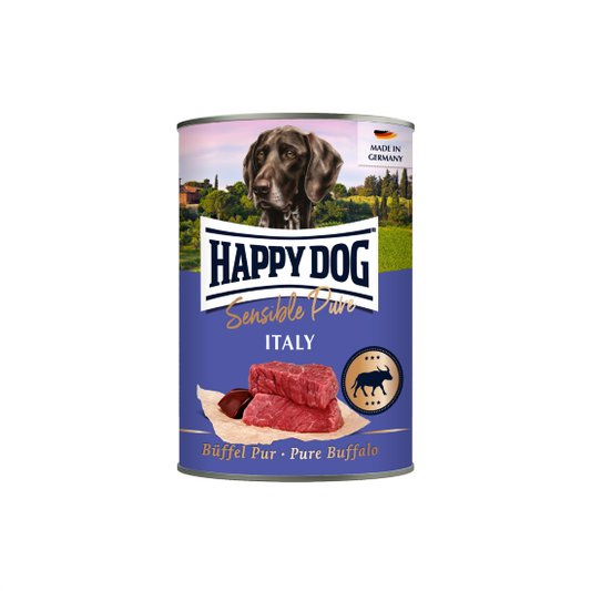 Happy Dog Sensible Pure Italy Cão Adulto Búfalo Grain-Free - Ração húmida para cão com sensibilidades alimentares