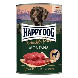 Happy Dog Sensible Pure Montana Adult Dog Horse Grain-Free - Wet food for dogs with food sensitivities
