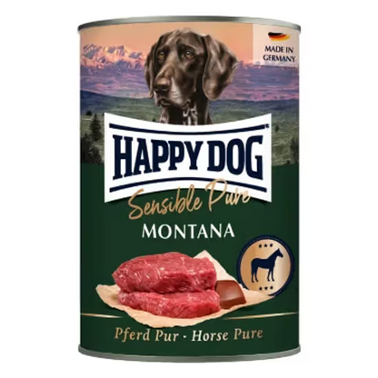 Happy Dog Sensible Pure Montana Adult Dog Horse Grain-Free - Wet food for dogs with food sensitivities