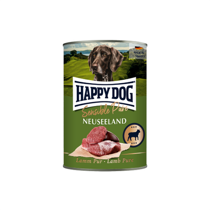 Happy Dog Sensible Pure Neuseeland Perro Adulto Cordero Grain-Free - Comida húmeda para perro con sensibilidad digestiva