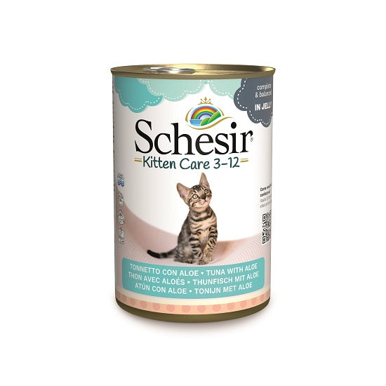SCHESIR KITTEN WET FOOD TUNA/ALOE | 24 X 140GR