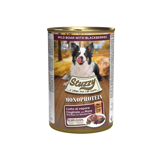 STUZZY MONO PERRO HUMEDO JABALÍ | 400GR