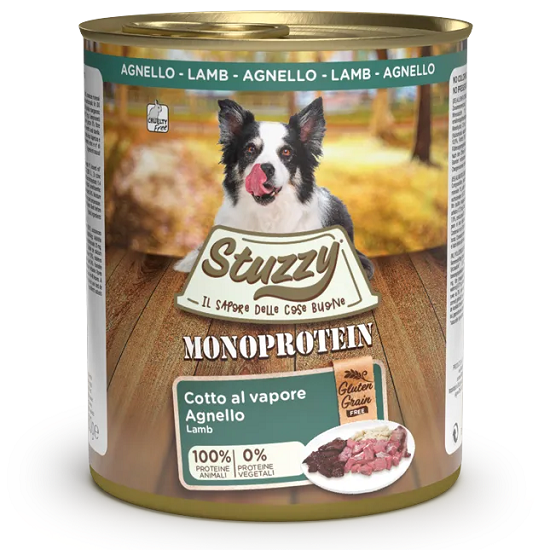 STUZZY MONO PERRO HUMEDO CORDERO | 800GR