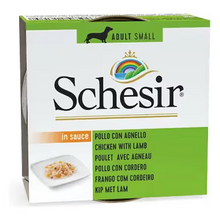 Schesir Cao Small Frango/Cordeiro 85G Cx14