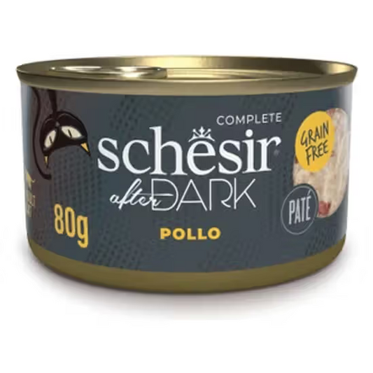 SCHESIR AFTER DARK PATE GATO HUMIDO FRANGO