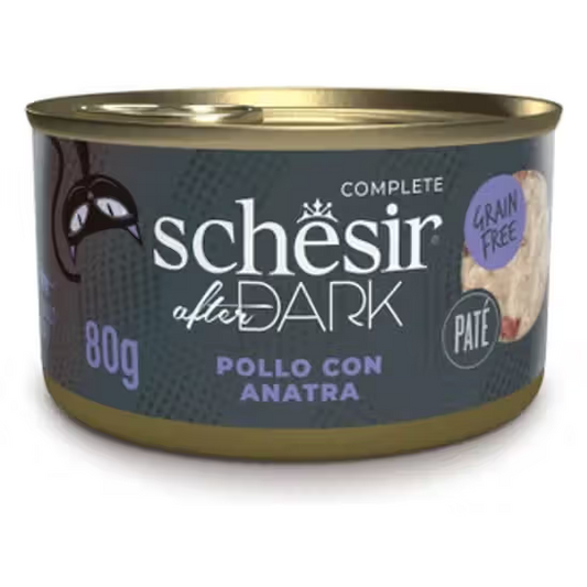 SCHESIR AFTER DARK PATE GATO HUMIDO FRANGO/PATO