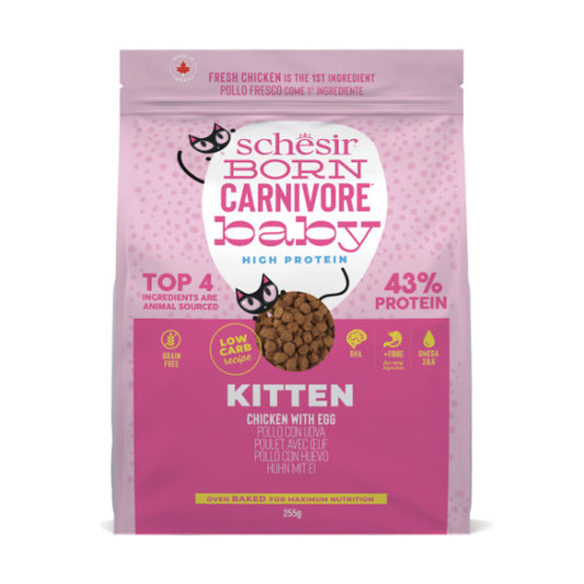 Schesir Born Carnivore Kitten Chicken Grain-Free - Dry cat food
