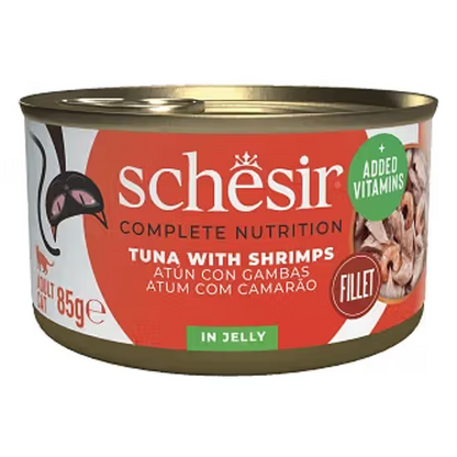 SCHESIR GATO HUMIDO ATUM/GAMBAS GATO JELLY