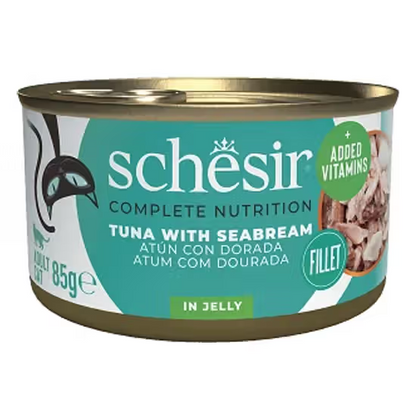 SCHESIR GATO HUMIDO ATUM/DOURADA JELLY