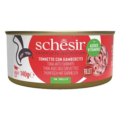 SCHESIR GATO HUMIDO ATUM/GAMBAS