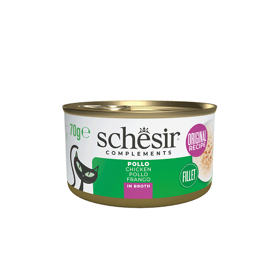 SCHESIR CAT WET FOOD CHICKEN BROTH | 70GR