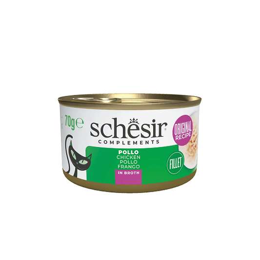 SCHESIR CAT WET FOOD CHICKEN BROTH | 70GR
