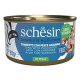SCHESIR GATO HUMIDO ATUM/SARDINHA GELEIA COMPLETE NUTRITION