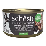 SCHESIR GATO HUMIDO ATUM/CHOCO GELEIA COMPLETE NUTRITION
