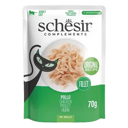 SCHESIR GATO FRANGO SAQUETA GELEIA