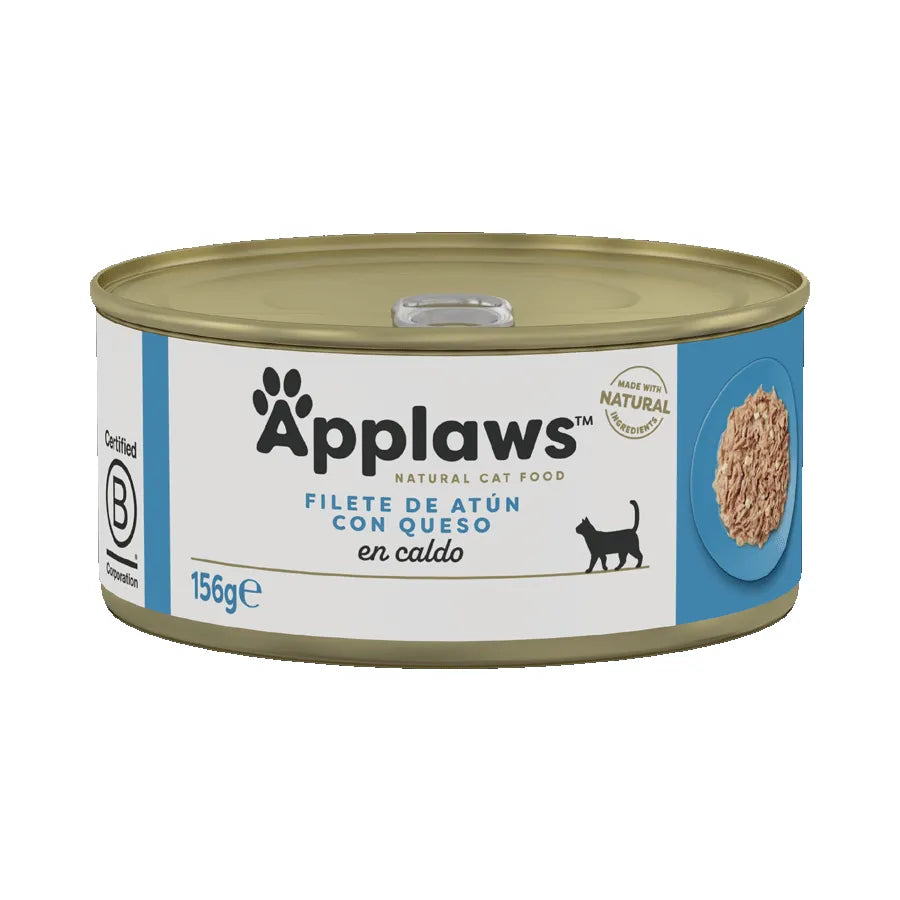 APPLAWS CAT TUNA WITH CHEESE CAN | 24 X 156GR