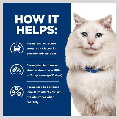 Hills Prescription Diet Feline con pollo para el estrés urinario | 12 kg