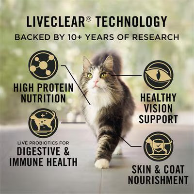 Pro Plan Cat Liveclear Sterilised Adult 7+ Turkey Cat Food | 2.8 kg