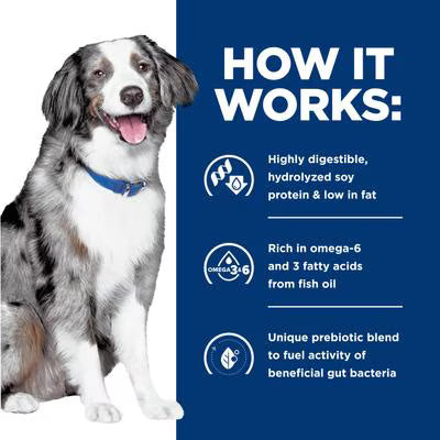 Hills Prescription Diet Canine z/d Low Fat Soy Veterinary Dog Food | 10 kg