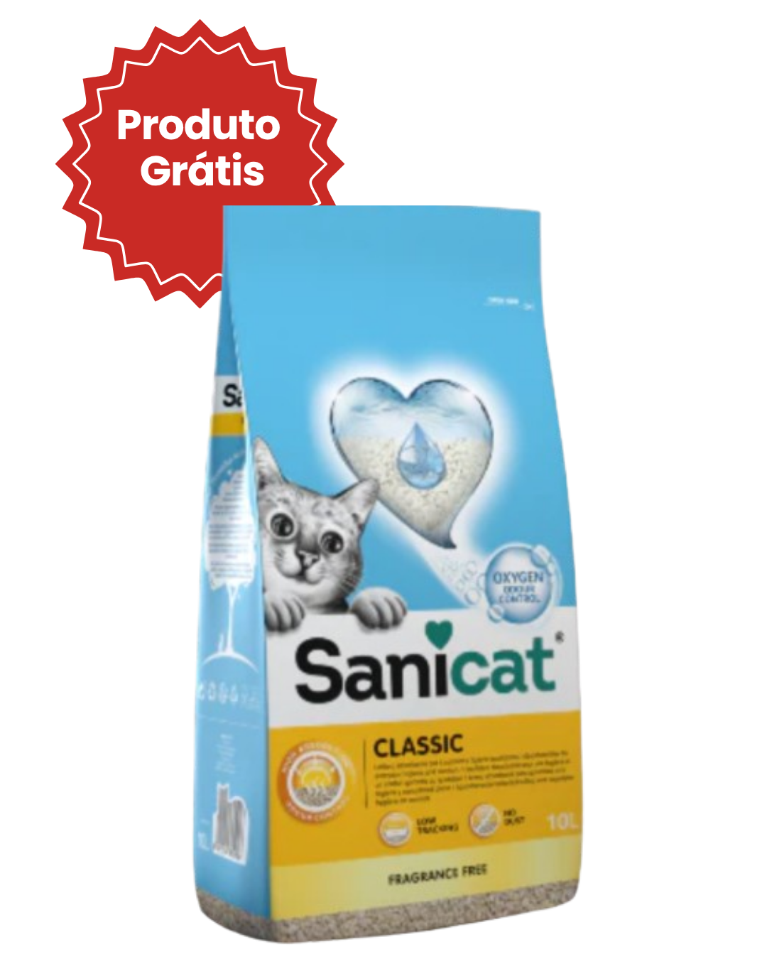 OFERTA : Ração Gato Ownat Classic Sterilized | 15 kg + Oferta Areia Gato Sanicat Classic | 10 lt