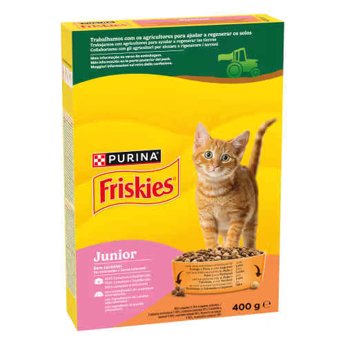 Friskies Junior Frango - Ração húmida para cão com frango