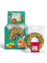 Little Loop Cobaya, Conejo, Chinchilla y Degú Hierbas - Snack para roedores y conejos