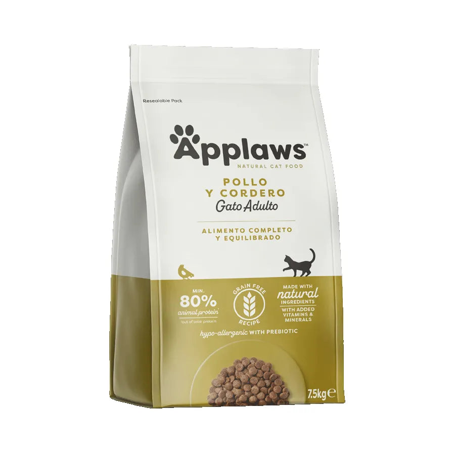 APPLAWS CAT DRY POLLO Y CORDERO | 7.5KG