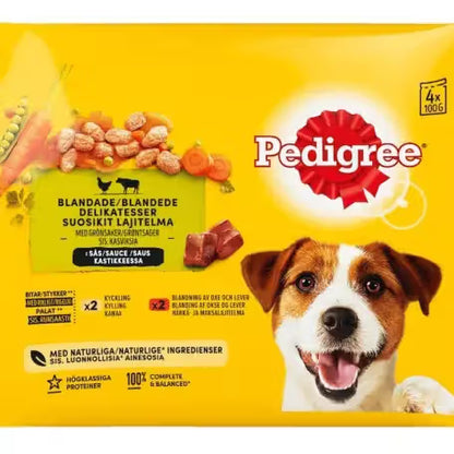 Pedigree Pâté Pouches Dog Beef and Poultry - Wet dog food
