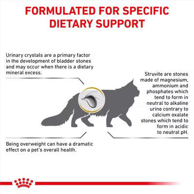 Alimento para gatos Royal Canin Vet Urinary S/O con calorías moderadas | 9 kg