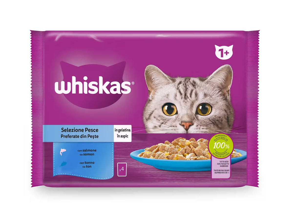 Whiskas Seleccion Pescado Gato Peixe - Ração húmida para gato
